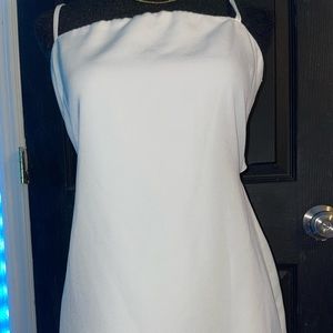 White Backless Dress